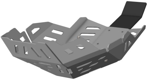 CROSSPRO OSŁONA POD SILNIK ALUMINIOWA YAMAHA XTZ 690 TENERE 700 '25-, RALLY EDITION '25- KOLOR CZARNY