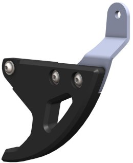 CROSSPRO OSŁONA TARCZY HAMULCOWEJ Z TWORZYWA DTC TYŁ: YAMAHA YZ 125/250 '99-'25, YZF/WRF 250 '99-'25 KOLOR CZARNY