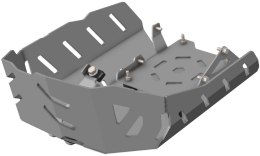 CROSSPRO PROMOCJA OSŁONA SILNIKA ALUMINIOWA BENELLI TRK 702 / 702 X '23-'24 KOLOR CZARNY (KOMPATYBILNA Z STOPKĄ CENTRALNĄ MOTOCY