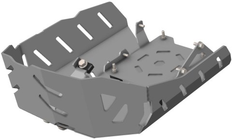 CROSSPRO PROMOCJA OSŁONA SILNIKA ALUMINIOWA BENELLI TRK 702 / 702 X '23-'24 KOLOR CZARNY (KOMPATYBILNA Z STOPKĄ CENTRALNĄ MOTOCY