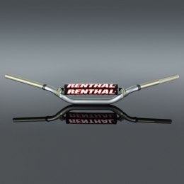 RENTHAL KIEROWNICA 1,1/8 CALA (28,6MM) MX TWINWALL 922 HANDLEBAR TANIUM RC HIGH PADDED KOLOR TYTANOWY Z GĄBKĄ