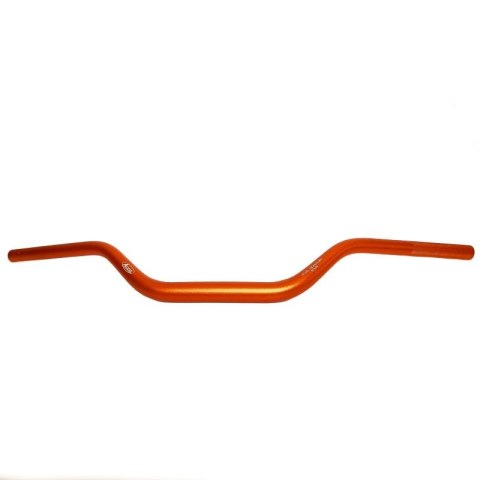 ACCEL KIEROWNICA (28,6MM) TAPER MX WZÓR YAMAHA YZ NISKA (7075-T6) ERGAL KOLOR POMARAŃCZOWY (SZER. 810MM, WYS. 65MM)