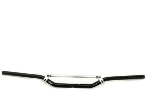 ACCEL KIEROWNICA ALUMINIOWA Z POPRZECZKĄ (22,2MM) MX WZÓR YAMAHA YZ NISKA KOLOR CZARNY (SZER. 810MM, WYS. 65MM)