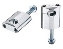 ACCEL MOCOWANIE/PODWYŻKI KIEROWNICY (22,2MM) WYS. 58,5MM ZE ŚRUBĄ M12 KOLOR SREBRNY (BM-16SV22)