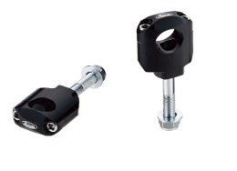 ACCEL MOCOWANIE/PODWYŻKI KIEROWNICY (28,6MM) WYS. 42MM ZE ŚRUBĄ M12 KOLOR CZARNY (BM-37BK28)