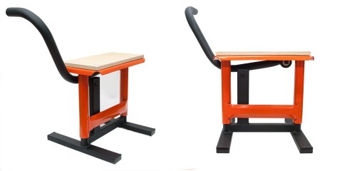 BIKETEC STOJAK/PODNOŚNIK/PODSTAWKA POD MOTOCYKL CROSS KOLOR POMARAŃCZOWY/CZARNY