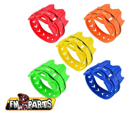 FM-PARTS OSŁONA TŁUMIKA UNIWERSALNA KOLOR CZARNY