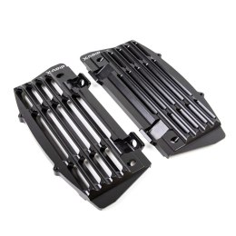 X-GRIP OSŁONY CHŁODNICY (KOMPLET) AIR FORCE GASGAS EC '21-, HUSQVARNA '17-, KTM '17- KOLOR CZARNY (PATRZ OPIS TOWARU)