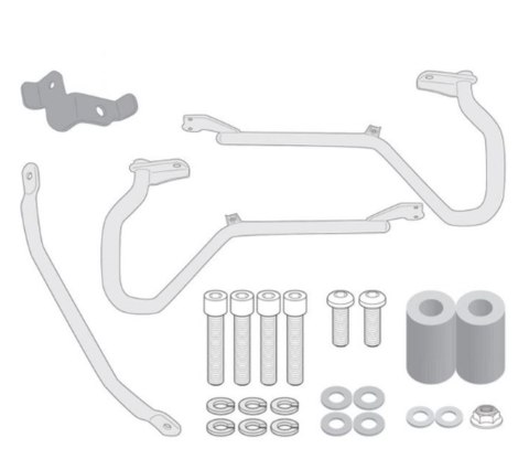 KAPPA GMOLE OSŁONY SILNIKA HONDA CMX 1100 REBEL '21-'25, CZARNE