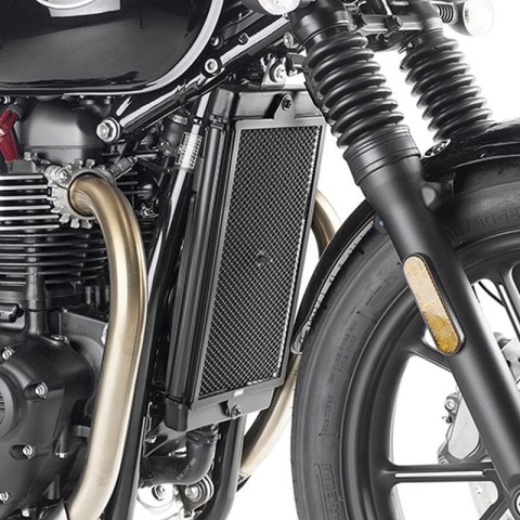 KAPPA OSŁONA CHŁODNICY TRIUMPH STREET TWIN 900 '16-'24 CZARNA