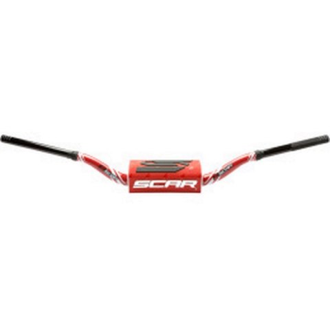 SCAR RACING KIEROWNICA 28,6MM MODEL RC BEND KOLOR CZERWONY/CZARNY GĄBKA KOLOR CZERWONY/CZARNY/BIAŁY