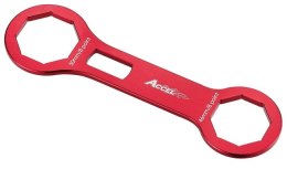 ACCEL KLUCZ DO SERWISU ZAWIESZEŃ PRZEDNICH SHOWA 47/48MM, 47/48 SFF DO ROZKRĘCANIA GÓRNEJ OŚMIOKĄTNEJ NAKRETKI 50MM ( HONDA, KAW