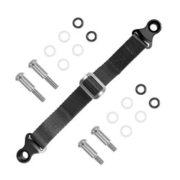 BIKETEC PAS (PASEK) TEKSTYLNY DO WYCIĄGANIA MOTOCYKLA DO MOTOCYKLI JAPOŃSKICH 2 KOMPLETY ŚRUB DŁUŻSZE I KRÓTSZE 350MM X 2,5MM X 