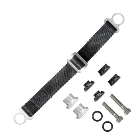 BIKETEC PAS (PASEK) TEKSTYLNY DO WYCIĄGANIA MOTOCYKLA DO MOTOCYKLI JAPOŃSKICH C2,ZESTAW ŚRUB (M8) I TULEJEK 330MM X 2,5MM X 25MM