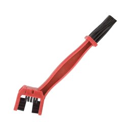 BIKETEC SZCZOTKA DO CZYSZCZENIA ŁAŃCUCHA 25,6CM X 6CM X 3,2CM KOLOR CZERWONY