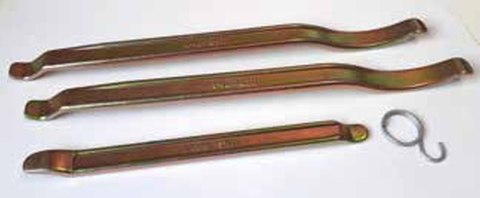 BUZZETTI NARZĘDZIA ZESTAW ŁYŻEK DO OPON ''PROFESSIONAL'' 35CM/35CM/24CM (3 SZTUKI)