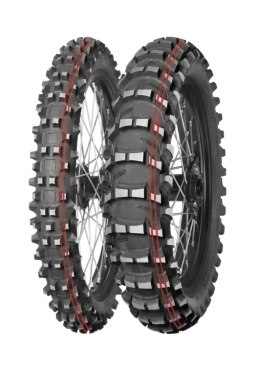 MITAS OPONA 100/90-19 TERRA FORCE MX-SAND 57M TT (PODWÓJNY CZERWONY PASEK) TYŁ (DOT:TDDD) (26633) WYCOFANE- ZAMIENNIK:70001066 D