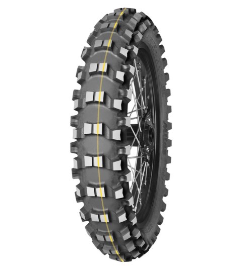 MITAS OPONA 120/90-18 TERRA FORCE MX-SM 65M TT COUNTRY CROSS (ŻÓŁTY PASEK) TYŁ DOT 41-42/2022 (26550) (ZAMIENNIK:70000979)