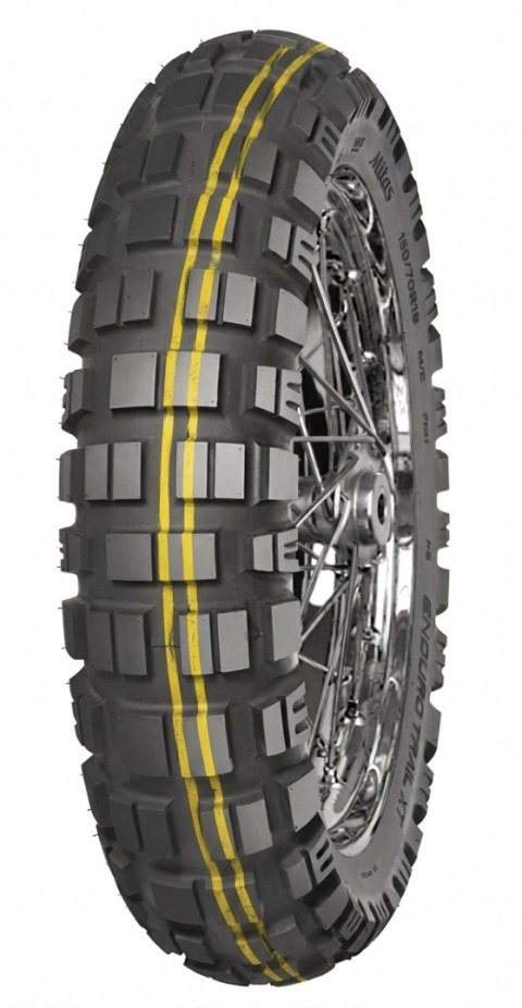 MITAS OPONA 170/60B17 ENDURO TRAIL XT DAKAR 72T TL/TT M+S (PODWÓJNY ŻÓŁTY PASEK) TYŁ DOT 14-31/2024