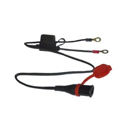 OPTIMATE PRZEWÓD DO PODŁĄCZENIA ŁADOWARKI DO AKUMULATORA, ZŁĄCZE SAE (Z BEZPIECZNIKIEM 15A, DŁUGOŚĆ 50CM) (SAE71) (EL)