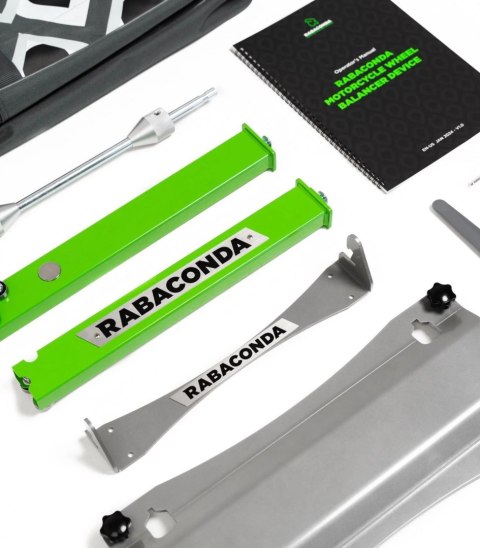 RABACONDA WYWAŻARKA DO KÓŁ MOTOCYKLOWYCH (MOTORCYCLE WHEEL BALANCER)