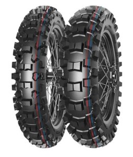 MITAS OPONA 90/100-12 TERRA FORCE-MX IT PIT CROSS (CZERWONO-NIEBIESKI PASEK) 46M TT TYŁ DOT 2025 (DOT:JXDP/XMDP/JMDP/XODP/JJDP) 