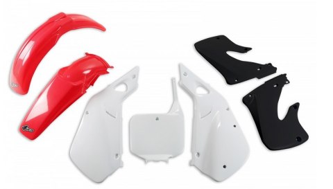 UFO KOMPLET PLASTIKÓW HONDA CR 125 '98-'99, CR 250 '97-'99 KOLOR OEM (CZERWONY/BIAŁY) (HO094E999)