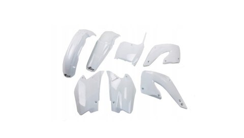UFO KOMPLET PLASTIKÓW HONDA CR 125/250 '00-'01 KOLOR BIAŁY (HO100E041)
