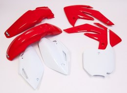 UFO KOMPLET PLASTIKÓW HONDA CRF 150 '07-'26, KOLOR OEM (CZERWONY/BIAŁY) (HO111E999)
