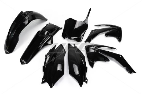UFO KOMPLET PLASTIKÓW HONDA CRF 250R '11-'13, CRF 450R '11-'12 KOLOR CZARNY (HO115E001)