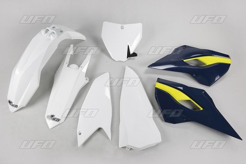 UFO KOMPLET PLASTIKÓW HUSQVARNA TC 250 '16, KOLOR OEM (BIAŁY/NIEBIESKI) (HU617E999)