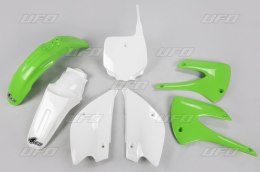 UFO KOMPLET PLASTIKÓW KAWASAKI KX 85 '01- '13 RESTYLING KOLOR OEM '13 (ZIELONY/BIAŁY) (KA218KE999)