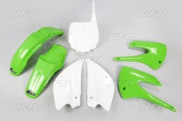 UFO KOMPLET PLASTIKÓW KAWASAKI KX 85 '01-'13 RESTYLING KOLOR OEM (ZIELONY/BIAŁY) (KA207KE999)