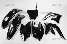 UFO KOMPLET PLASTIKÓW KAWASAKI KXF 250 '04-'06, KOLOR CZARNY (KA204E001)