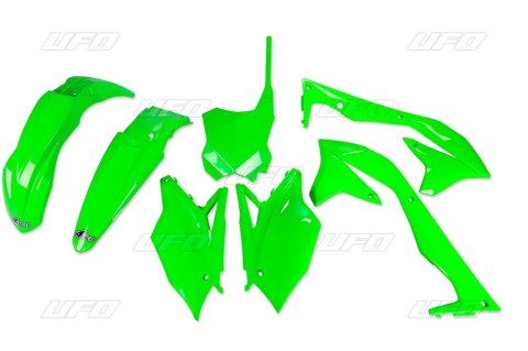 UFO KOMPLET PLASTIKÓW KAWASAKI KXF 450 '16-'17 KOLOR ZIELONY FLUO (KA223AFLU)