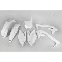 UFO KOMPLET PLASTIKÓW KAWASAKI KXF 450 '18 KOLOR BIAŁY (KA226E047) - WYPRZEDAŻ