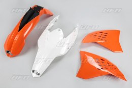 UFO KOMPLET PLASTIKÓW KTM EXC '11 KOLOR OEM (POMARAŃCZOWY/BIAŁY) (KT512E999)