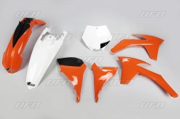 UFO KOMPLET PLASTIKÓW KTM SXF '11-'12, SX '12 KOLOR OEM (POMARAŃCZOWY/BIAŁY) (KT510E999)