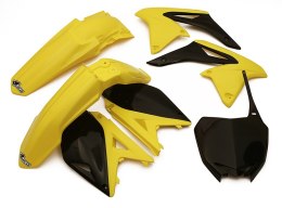 UFO KOMPLET PLASTIKÓW SUZUKI RMZ 250 '10-'18 KOLOR OEM '11-'12 (ŻÓŁTY/CZARNY) (SU413E999)