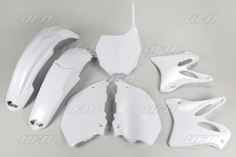 UFO KOMPLET PLASTIKÓW YAMAHA YZ 125 '06-'14, YZ 250 '06-'14 KOLOR BIAŁY (YA302E046) - WYPRZEDAŻ