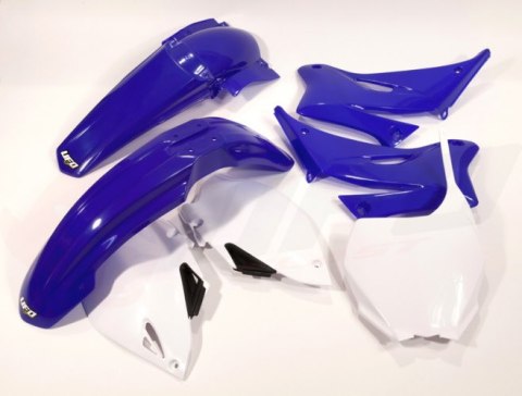 UFO KOMPLET PLASTIKÓW YAMAHA YZF 250 '06-'09, YZF 450 '06-'09 KOLOR OEM (BIAŁY/NIEBIESKI) (YA305E999)