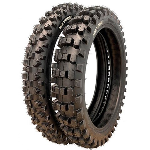 WAYCOM (WAYGOM) OPONA 110/90-19 MOTOCROSS MIXT 68L REAR TYŁ