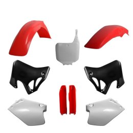 POLISPORT KOMPLET PLASTIKÓW (FULL KIT) HONDA CR 125 '95-'97; CR 250 '95-'96 W ZESTAWIE TABLICA PRZEDNIA (8673000002) I OSŁONY AM