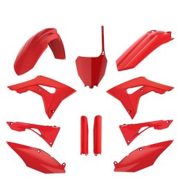 POLISPORT KOMPLET PLASTIKÓW (FULL KIT) HONDA CRF 250R '18-'21; CRF 450R '17-'20 W ZESTAWIE TABLICA PRZEDNIA (8667200001) I OSŁON