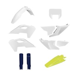 POLISPORT KOMPLET PLASTIKÓW (FULL KIT) HUSQVARNA TE/FE '24-'25 W ZESTAWIE OSŁONA LAMPY PRZEDNIEJ (8681500001) I OSŁONY AMORTYZAT