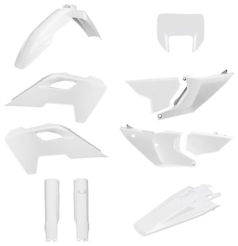 POLISPORT KOMPLET PLASTIKÓW (FULL KIT) HUSQVARNA TE/FE '24-'25 W ZESTAWIE OSŁONA LAMPY PRZEDNIEJ (8681500001) I OSŁONY AMORTYZAT