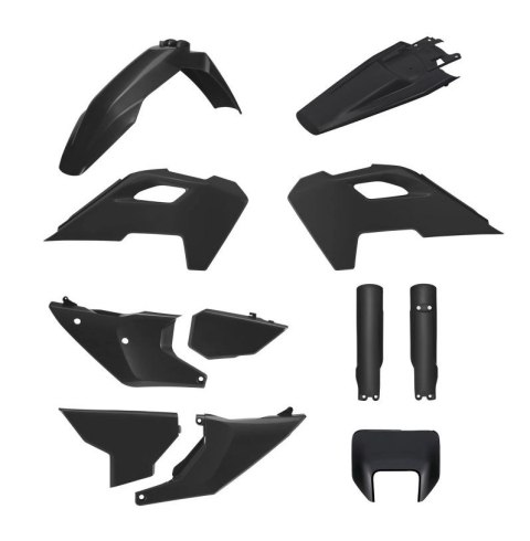 POLISPORT KOMPLET PLASTIKÓW (FULL KIT) HUSQVARNA TE/FE '24-'25 W ZESTAWIE OSŁONA LAMPY PRZEDNIEJ (8681500002) I OSŁONY AMORTYZAT