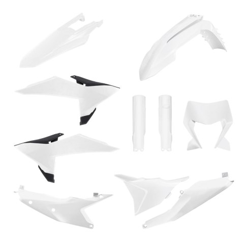 POLISPORT KOMPLET PLASTIKÓW (FULL KIT) KTM EXC/EXC-F/XC-W/XC-WF TBI '26 W ZESTAWIE OSŁONA LAMPY (8681300002) ORAZ OSŁONY AMORTYZ