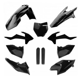 POLISPORT KOMPLET PLASTIKÓW (FULL KIT) KTM EXC/EXC-F TPI '17-'19 W ZESTAWIE OSŁONA LAMPY (8666800002) I OSŁONY AMORTYZATORÓW (83