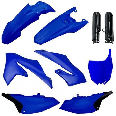 POLISPORT KOMPLET PLASTIKÓW (FULL KIT) YAMAHA YZ 65 '19-'26 W ZESTAWIE TABLICA PRZEDNIA (8665500002) I OSŁONY AMORTYZARORÓW (839